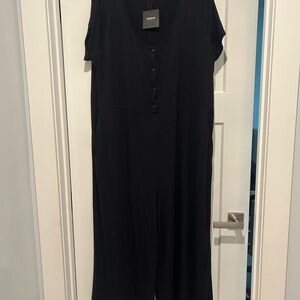 NWT SHEIN Essentials Black Jumpsuit for Plus Size  Women 4XL